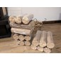 Ökologische Steinholzbriketts 14 kg – Kaminbriketts, natürlicher Brennstoff für Öfen und Kamine