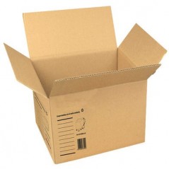 Lot de 5 cartons de déménagement 41x41x41 cm | Boîte de rangement pour déménagement | Solide et polyvalente pour l'emballage