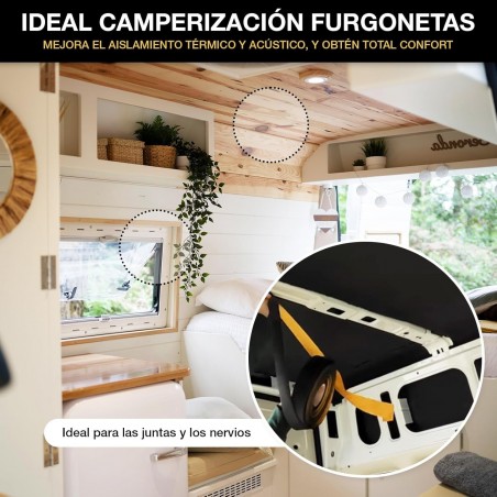 Nastro autoadesivo in schiuma di polietilene, larghezza 50 mm, 10 metri