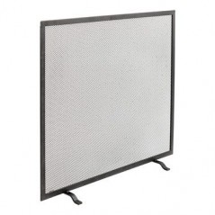 Parascintille per Camino 1 Pannello 60x50 cm, Griglia Metallica Protettiva Antiscintille, Schermo di Sicurezza per Caminetti