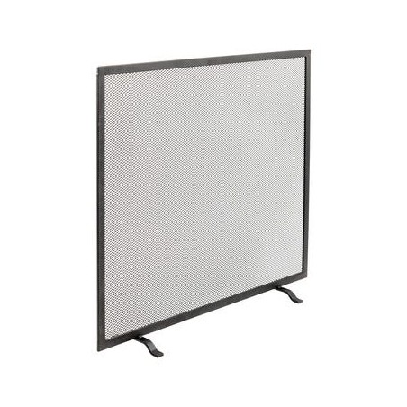 Salvachispas de Chimenea 1 Panel 60x50 cm, Rejilla Metálica Protectora contra Chispas, Pantalla de Seguridad para Chimeneas