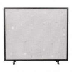 Parascintille per Camino 1 Pannello 60x50 cm, Griglia Metallica Protettiva Antiscintille, Schermo di Sicurezza per Caminetti