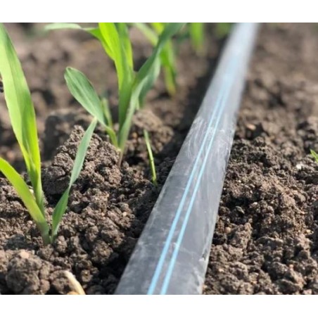 Pacote com 50 conectores de fita para irrigação por gotejamento de 16 mm. Luva para conectar duas fitas de irrigação.
