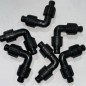 Lot de 50 Coudes pour Gaine d'irrigation goutte à goutte 16 mm. Manchon pour connecter deux bandes d'irrigation Lot de 50 Coudes pour Gaine d'irrigation goutte à goutte 16 mm. Manchon pour connecter deux bandes d'irrigation