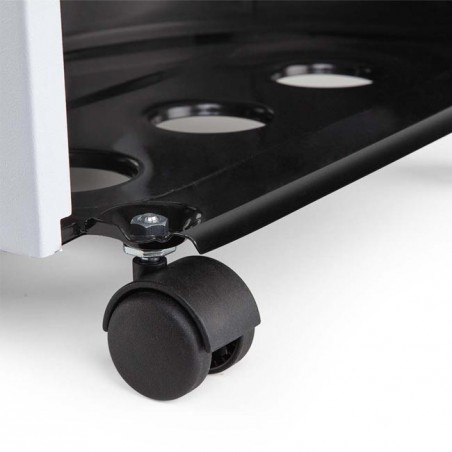 Stufa con tecnologia Orbegozo Blue Flame, frontale in vetro temperato, adatta a gas butano e/o propano [Clase energética A] .