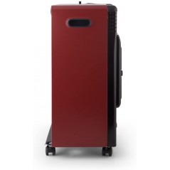 Stufa a fiamma blu. Frontale in vetro temperato. Potenza massima di 3.800 W. Adatta per gas butano e propano. Consumo massimo di