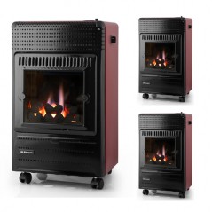 3 Stück Blaulichtofen. Front aus gehärtetem Glas. Maximale Leistung von 3.800 W. Geeignet für Butan- und Propangas. Maximale Ve
