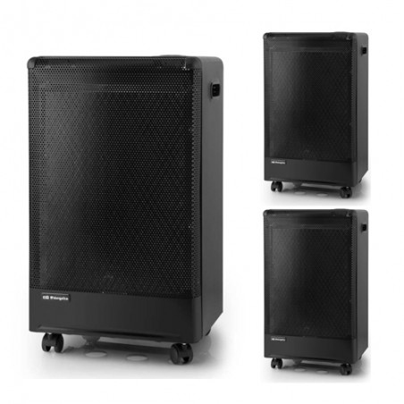 3 Stück Katalytischer Ofen H55 Orbegozo 3000 W. Maximaler Verbrauch von 218 Gr/h und minimaler 127 Gr/h	