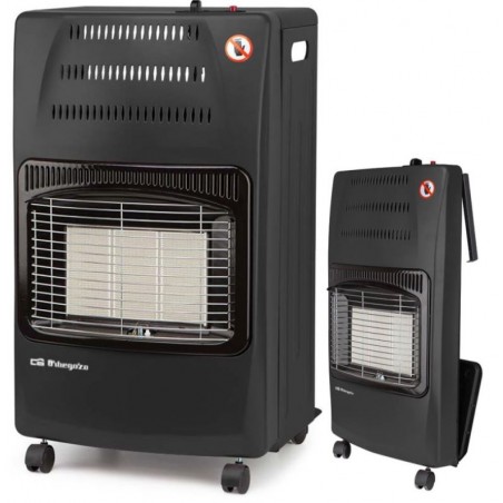 Poêle pliant noir Orbegozo HCE60, 4200 W, gaz butane et/ou propane