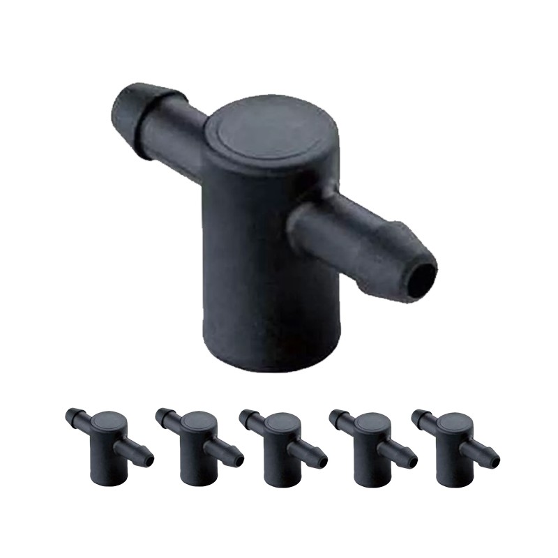 Pacote com 500 adaptadores com duas saídas de 3 mm para gotejadores Idrop. Adequado para microtubos. Pacote com 500 adaptadores com duas saídas de 3 mm para gotejadores Idrop. Adequado para microtubos.