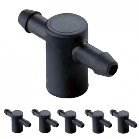 500 Stück Adaptern mit 2 Ausgängen von 3 mm für Idrop-Tropfer, ideal für Mikroschläuche