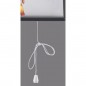 Radiateur infrarouge, Poêle de salle de bain 1200W Thulos. 2 barres de quartz. Écran réglable. Interrupteur à tirette Radiateur infrarouge, Poêle de salle de bain 1200W Thulos. 2 barres de quartz. Écran réglable. Interrupteur à tirette