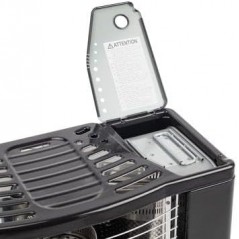 Fornello a paraffina con stoppino Zibro RS122 - Riscaldamento efficiente e portatile per la casa, nero