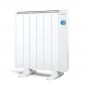 Radiateur Electrique Basse Consommation 6 éléments 1000W Orbegozo, mural ou au sol, télécommande, minuterie Radiateur Electrique Basse Consommation 6 éléments 1000W Orbegozo, mural ou au sol, télécommande, minuterie