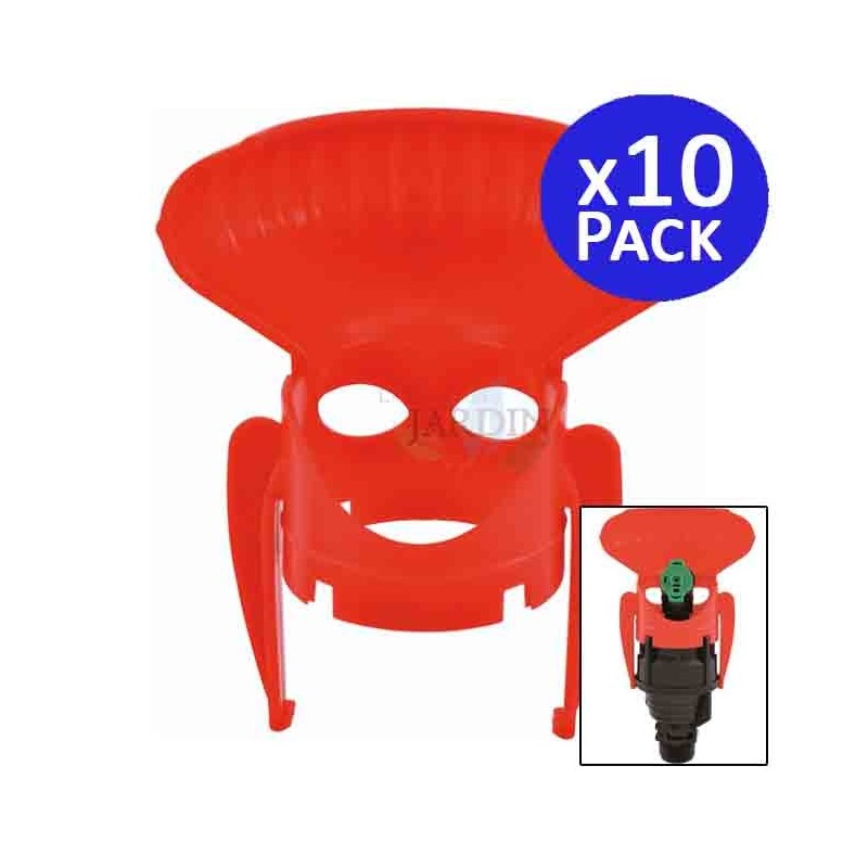 Irrigation Sprinkler Deflectors | Pack of 10 180º Deflectors for Agricultural Irrigation Sprinklers | Sprinkler Cap
