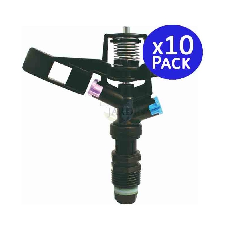10 Stück Pulsationssprinkler, Rasenbewässerungssprinkler, zirkulärer Landwirtschaftssprinkler 1/2'', Reichweite 8,5 bis 12 m, 10 Stück Pulsationssprinkler, Rasenbewässerungssprinkler, zirkulärer Landwirtschaftssprinkler 1/2'', Reichweite 8,5 bis 12 m,
