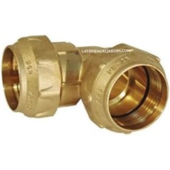 Brass elbow for polyethylene pipe, measure to choose
