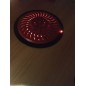 Braseur Chauffage Radiateur Électrique Rouge. 3 Niveaux de Chauffage, 400-500-900W, 370x95 mm