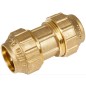 Pack 4 Manguito Latón 40mm para tuberia de polietileno 40 mm | Accesorio de laton Certificado Aenor | Enlace de latón fontaneria