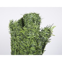 Siepe artificiale bicolore a foglie sottili 110 canne 1 x 3 metri, occultamento del 95%.	