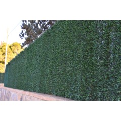 Seto Artificial Ocultación Jardin 1,5x3 m | Seto Bicolor Hoja Fina | Seto ocultación 95% | Seto Artificial Decorativo