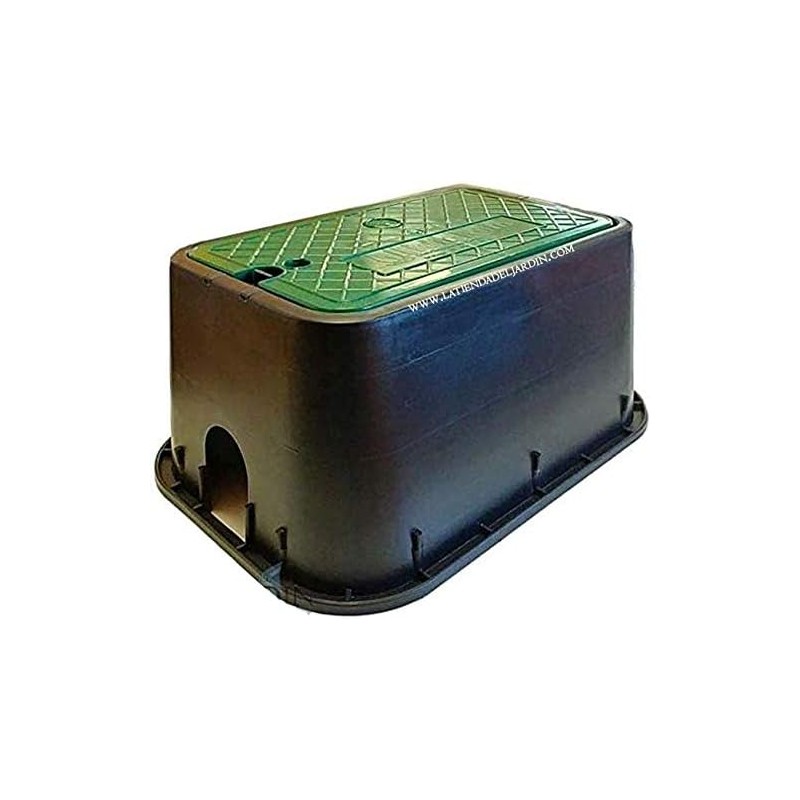 Scatola di irrigazione rettangolare standard, 49x35x22 cm. Confezione risparmio da 4 scatole.