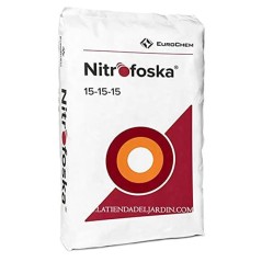 Abono Fertilizante Triple 15 de 40 Kg | 15% Nitrógeno, 15% Fósforo, 15% Potasio, 5% Azufre | Para Todos los Cultivos