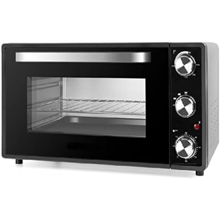 Forno elettrico da tavolo Orbegozo. Capacità 38 litri. Potenza: 2000 W. Termostato regolabile da 100°C - 230°C.