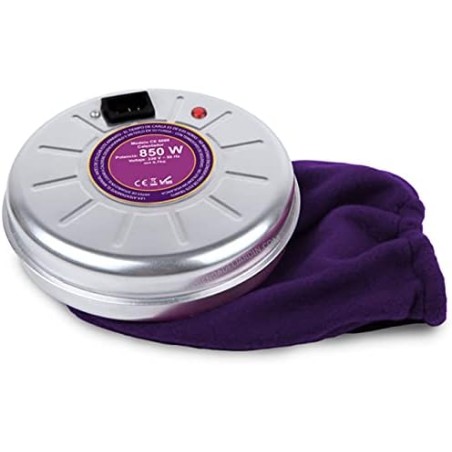 Aquecedor de cama Orbegozo de 850 W. Elemento refratário com capacidade para acumular calor. Inclui capa.