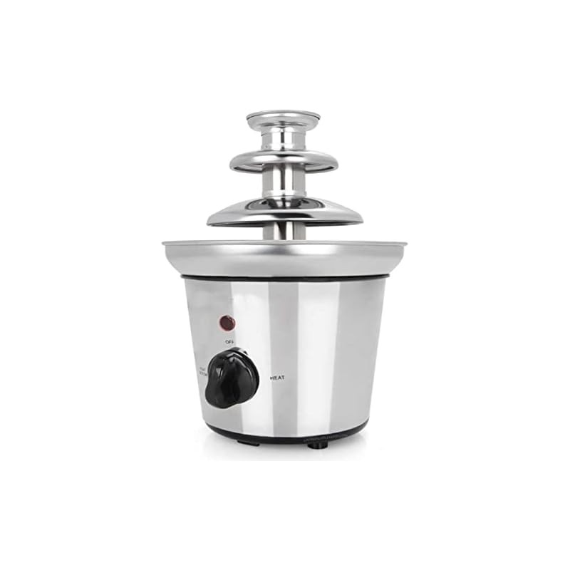 Chocolate fountain 3 floors Orbegozo. Body and source in stainless steel. Keep warm function. Power 32W. Chocolate fountain 3 floors Orbegozo. Body and source in stainless steel. Keep warm function. Power 32W.
