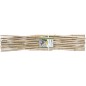 Bois Treillis de Jardin Naturel Structure de Jardin 60 x 240 cm Grillage Enclos Clôture en Treillis extensible pour jardins