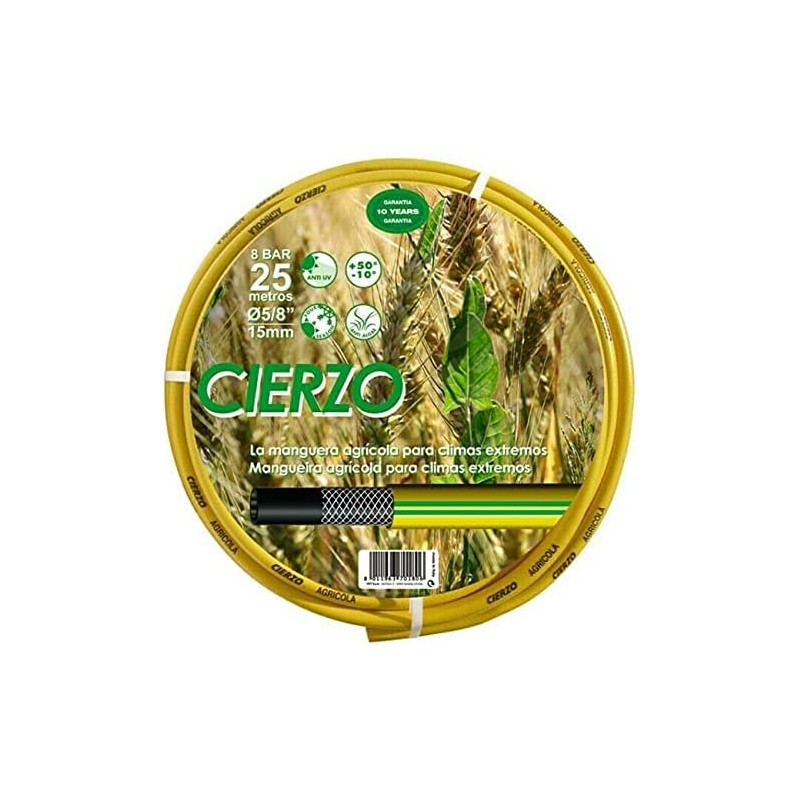 Tuyau d'arrosage de jardin pour Arrosage Professionnel Cierzo 15mm 50 mètres Tuyau d'arrosage de jardin pour Arrosage Professionnel Cierzo 15mm 50 mètres