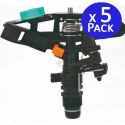 Sectorial agricultural sprinkler 1/2" , 10 to 13 meters. 5 units