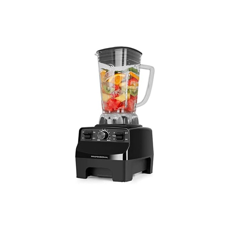 Orbegozo 1500W professional glass blender.  Ideal for shakes, smoothies and cocktails.  Crushes ice in seconds.  2 liter capaci  Orbegozo 1500W professional glass blender.  Ideal for shakes, smoothies and cocktails.  Crushes ice in seconds.  2 liter capaci