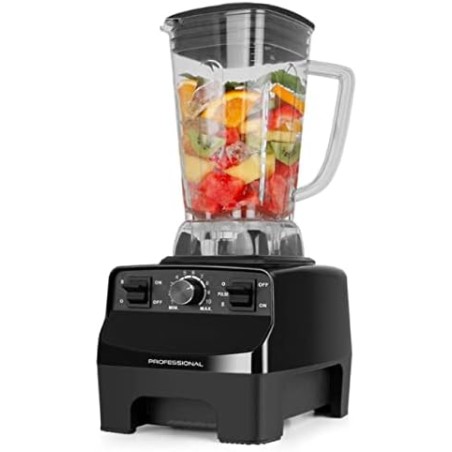 Batidora de vaso profesional Orbegozo 1500W. Ideal para batidos, smoothies y cócteles. Pica hielo en segundos. Capacidad 2 L.