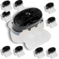 Pack 30 Conector estanco 3 cables eléctricos DBM 1,5 mm 30V máximo ideal para conexiones seguras en instalaciones eléctricas Pack 30 Conector estanco 3 cables eléctricos DBM 1,5 mm 30V máximo ideal para conexiones seguras en instalaciones eléctricas