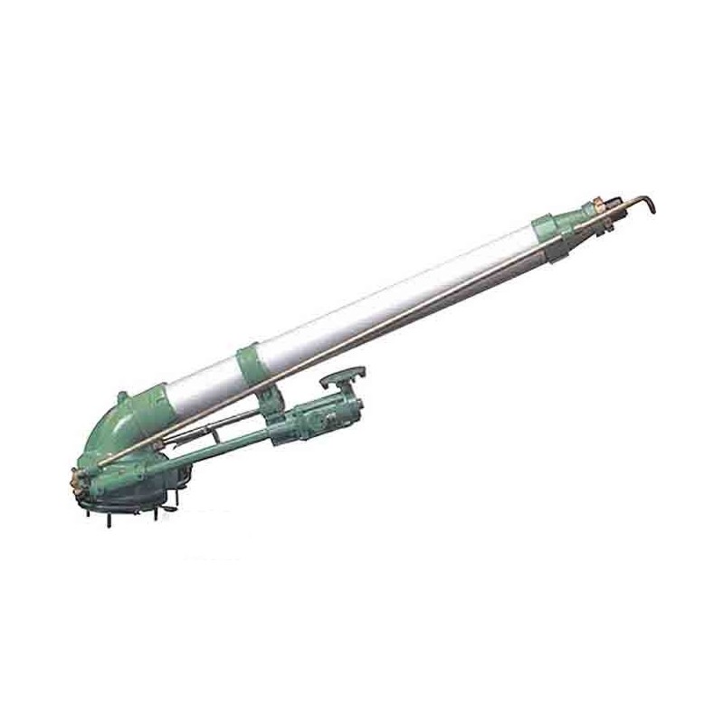 Agrar-Sprinkler Gemini Metall mit Flansch. Einstellbarer Bewässerungswinkel. Reichweite 56 bis 78 m. Impuls-Sprinkler, Bewässeru Agrar-Sprinkler Gemini Metall mit Flansch. Einstellbarer Bewässerungswinkel. Reichweite 56 bis 78 m. Impuls-Sprinkler, Bewässeru