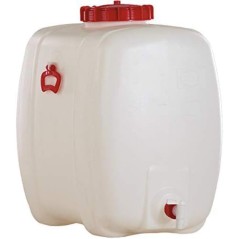 Fusto in polietilene alimentare da 200 litri per liquidi e bevande, 81x50x77 cm