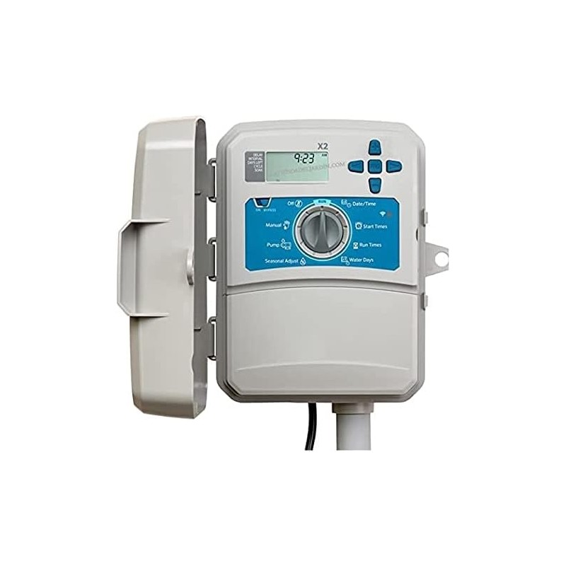 Programmateur d'arrosage électrique Hunter X2, 4 zones extérieur Programmateur d'arrosage électrique Hunter X2, 4 zones extérieur