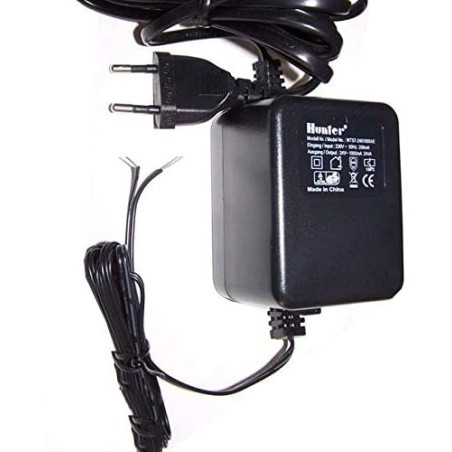 Transformateur pour Programmateurs d'Arrosage de Jardin, de 220 V à 24V, avec Câble Compatible avec Tout Type de Programmateur