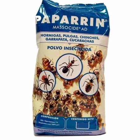 Insecticide Paparrin 500 grammes: fourmis, cafards, puces, punaises de lit et tiques