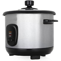 Orbegozo rice cooker. 400 W. 1 L capacity. Aluminum pot with non-stick coating.
