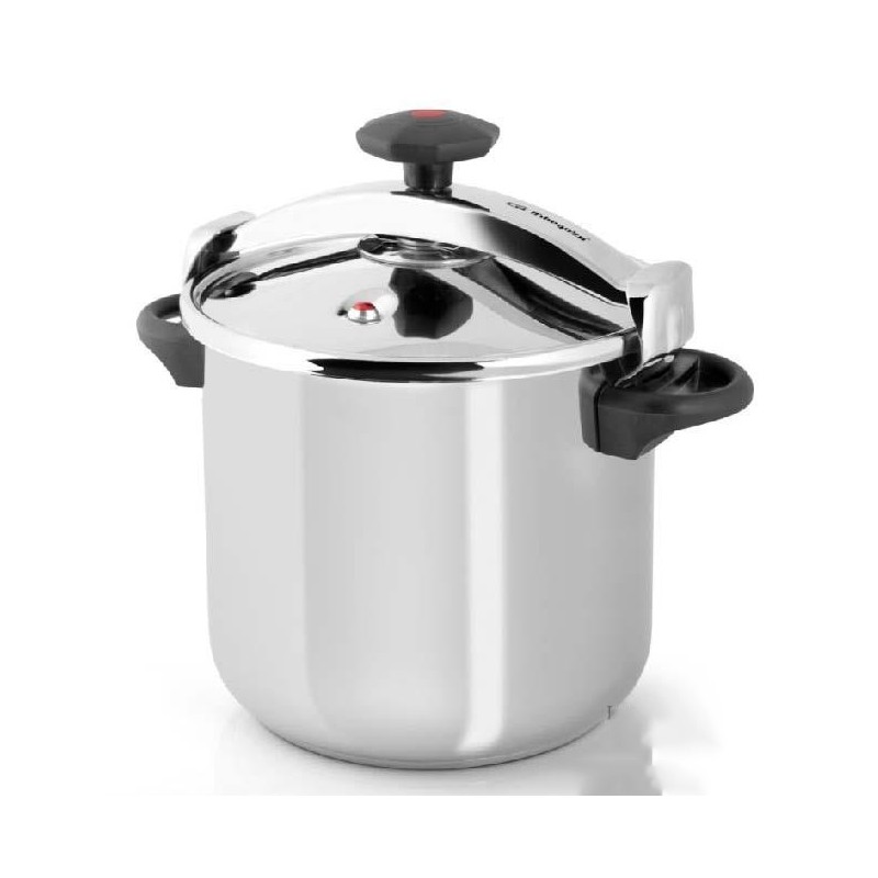 Panela de pressão clássica 12 litros Ø 26 cm, Para todos os tipos de fogões, alças laterais, Aço inoxidável 18/10, Panela de pre Panela de pressão clássica 12 litros Ø 26 cm, Para todos os tipos de fogões, alças laterais, Aço inoxidável 18/10, Panela de pre
