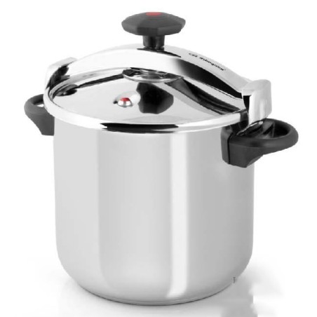  Classic pressure cooker 12 liters Orbegozo.  Ø26cm.  For all types of fires.  Side handles.  STAINLESS STEEL 18/10.