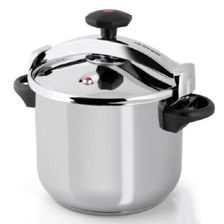 Panela de pressão clássica 8 litros Ø 24 cm, Para todos os tipos de fogões, alças laterais, Aço inoxidável 18/10, Panela de pres
