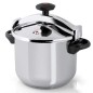 Pentola a pressione classica. Capacità 4 litri. Ø20cm. ACCIAIO INOX 18/10. Tripla sicurezza.  Per tutti i tipi di incendi.