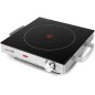 Orbegozo 2000 W portable ceramic hob. Cooking surface diameter: 205 mm. Tempered glass surface. Orbegozo 2000 W portable ceramic hob. Cooking surface diameter: 205 mm. Tempered glass surface.