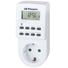 Timer/programmatore digitale Orbegozo 24 ore. Potenza massima 3600 W. Elettrodomestici fino a 16 A.
