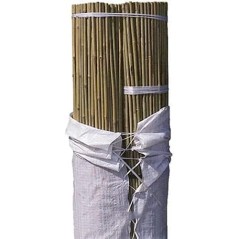 100 x Tutor de bambu natural 150 cm, 10-12 mm. Varillas de bambu ecologicas para sujetar arboles, plantas y hortalizas