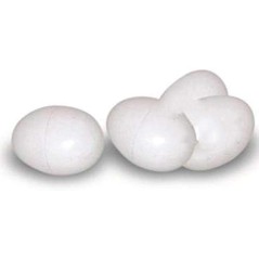 16 Ovos de galinha, Ovos de galinha falsos, Ovos de Páscoa, Ovos de madeira falsos para ajudar a botar galinhas